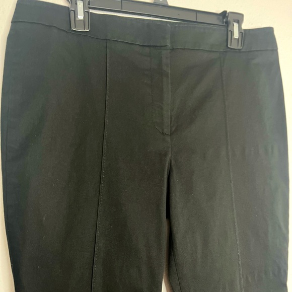 Magaschoni black cotton blend trouser pants women’s size 12 - Picture 3 of 7